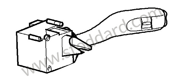 9976132550001C - WIPER SWITCH for Porsche Cayman 987C 09-12 &bull; 2009 &bull; Cayman 2.9 &bull; Manual Gearbox, 6 Speed