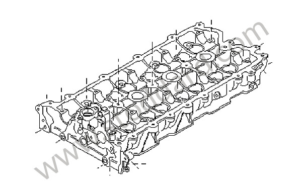 94810502108 - CAMSHAFT HOUSING for Porsche Cayenne 955 03-06 &bull; 2004 &bull; Cayenne S V8 &bull; Automatic Gearbox