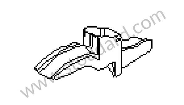 99757279302 - FOOTWELL OUTLET VENT for Porsche Boxster 987 05-08 &bull; 2007 &bull; Boxster S 3.4 &bull; Cabrio &bull; Automatic Gearbox