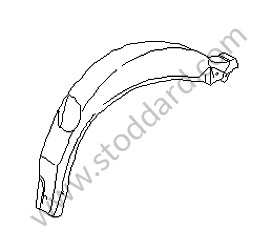 WHEEL HOUSING RIGHT (99650221602GRV)