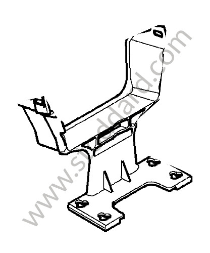99755336101 - SUPPORT for Porsche 997 05-08 &bull; 2007 &bull; 997 C4S &bull; Targa &bull; Automatic Gearbox