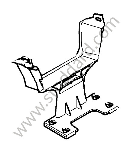 99755336101 - SUPPORT for Porsche 997 Gt3 / Gt3-2 &bull; 2007 &bull; 997 Gt3 3.6 &bull; Coupe &bull; Manual Gearbox, 6 Speed
