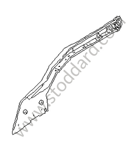 98750117701GRV - BRACKET for Porsche Boxster 986 97-04 &bull; 2000 &bull; Boxster S 3.2 &bull; Cabrio &bull; Automatic Gearbox