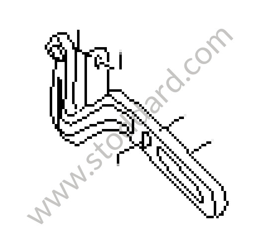 98751215201 - HINGE for Porsche Cayman 987C 06-08 &bull; 2007 &bull; Cayman 2.7 &bull; Automatic Gearbox