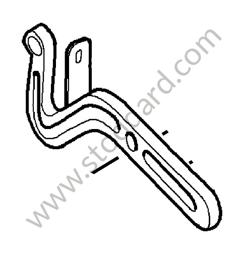 98751215201 - HINGE for Porsche Cayman 987C 09-12 &bull; 2009 &bull; Cayman 2.9 &bull; Manual Gearbox, 6 Speed