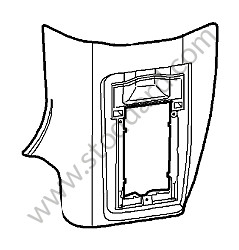 LINING Left-hand drive / stone grey / stone grey (B10) (99755110100B10)
