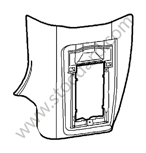 99755110100B10 - LINING for Porsche Boxster 987 09-12 &bull; 2009 &bull; Boxster 2.9 &bull; Cabrio &bull; Manual Gearbox, 6 Speed
