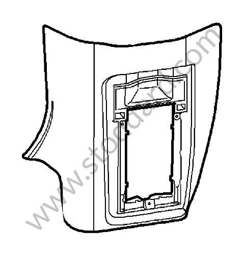 99755110100D11 - LINING for Porsche 997 09-12 &bull; 2009 &bull; 997 C2 &bull; Coupe &bull; Manual Gearbox, 6 Speed