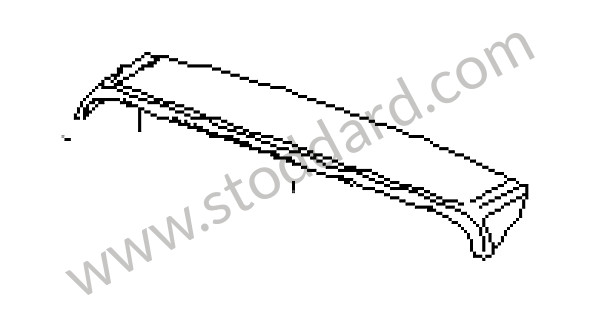 95551293902G2X - REAR SPOILER for Porsche Cayenne 955 03-06 &bull; 2004 &bull; Cayenne V6 &bull; Automatic Gearbox