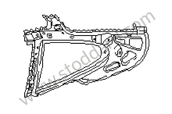 99750215400GRV - SIDE SECTION for Porsche 996 Gt3 / Gt3-1 &bull; 2000 &bull; 996 Gt3 &bull; Coupe &bull; Manual Gearbox, 6 Speed