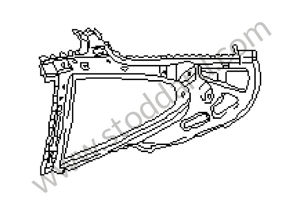 99750215400GRV - SIDE SECTION for Porsche 996 Turbo &bull; 2001 &bull; 996 Turbo &bull; Coupe &bull; Automatic Gearbox