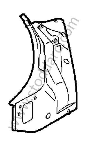 99750216200GRV - SIDE SECTION for Porsche 997 09-12 &bull; 2009 &bull; 997 C4 &bull; Coupe &bull; Manual Gearbox, 6 Speed