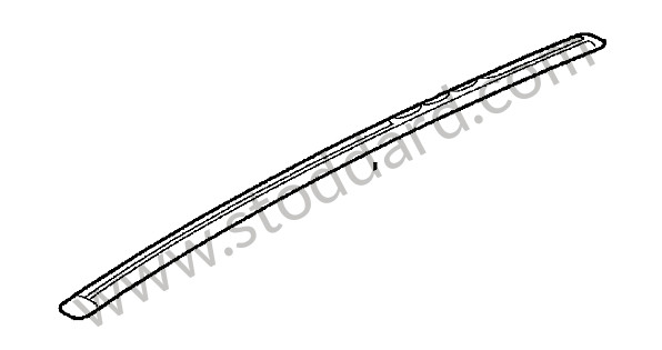 95555915301 - GUIDE RAIL for Porsche Cayenne 957 07-10 &bull; 2007 &bull; Cayenne Turbo &bull; Automatic Gearbox
