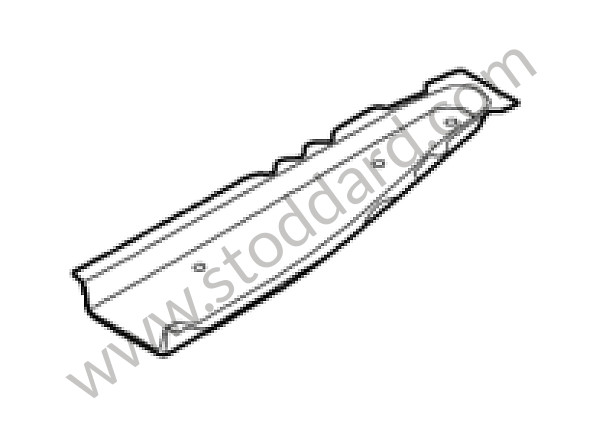 99750152500GRV - SIDE MEMBER for Porsche 997 05-08 &bull; 2006 &bull; 997 C4S &bull; Coupe &bull; Automatic Gearbox