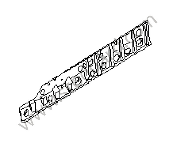 99750133000GRV - RETAINING BRACKET for Porsche Boxster 987 05-08 &bull; 2005 &bull; Boxster 2.7 &bull; Cabrio &bull; Manual Gearbox, 5 Speed