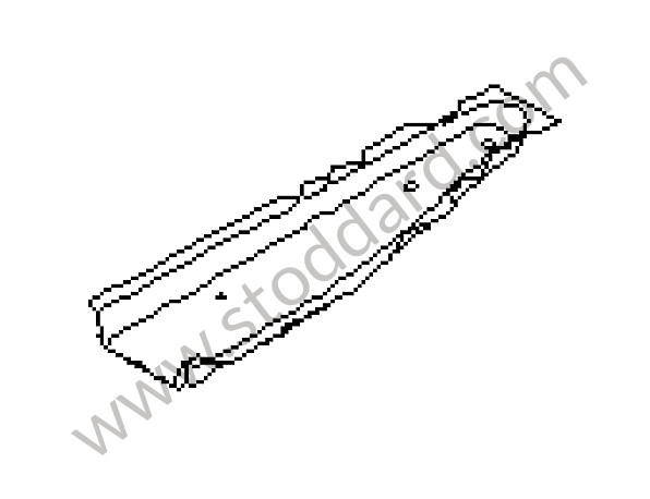 99750152600GRV - SIDE MEMBER for Porsche Boxster 987 05-08 &bull; 2005 &bull; Boxster 2.7 &bull; Cabrio &bull; Manual Gearbox, 5 Speed