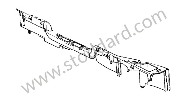 99755162001 - SUPPORT for Porsche 997 Gt3 / Gt3-2 &bull; 2007 &bull; 997 Gt3 3.6 &bull; Coupe &bull; Manual Gearbox, 6 Speed