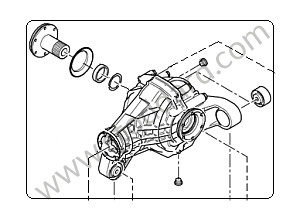 REAR AXLE DIFFERENTIAL New part / Without OPTION:  DIFFERENTIAL LOCK REAR CENTRE DIFFERENTIAL LOCK (Option code: I1Y1)