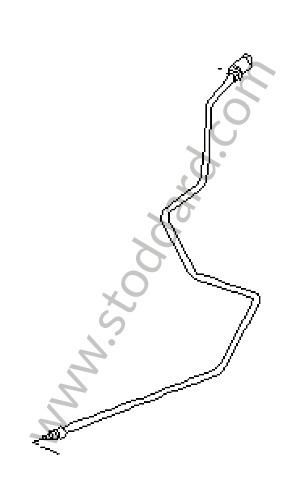98742311325 - CLUTCH PIPELINE for Porsche Cayman 987C 06-08 &bull; 2007 &bull; Cayman 2.7 &bull; Manual Gearbox, 5 Speed