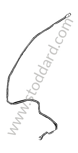 95520185100 - PURGE-AIR LINE for Porsche Cayenne 957 07-10 &bull; 2010 &bull; Cayenne V6 &bull; Automatic Gearbox