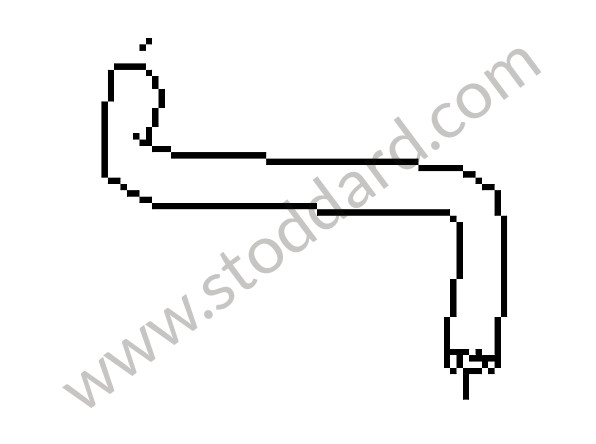 98711013702 - BREATHER HOSE for Porsche Boxster 987 05-08 &bull; 2005 &bull; Boxster 2.7 &bull; Cabrio &bull; Manual Gearbox, 5 Speed