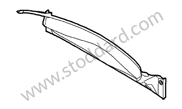 98750124302GRV - TERMINAL PIECE for Porsche Boxster 987 09-12 &bull; 2012 &bull; Boxster 2.9 &bull; Cabrio &bull; Manual Gearbox, 6 Speed