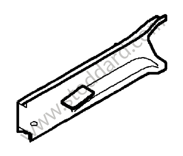 98750197802GRV - SIDE MEMBER for Porsche Boxster 987 09-12 &bull; 2009 &bull; Boxster 2.9 &bull; Cabrio &bull; Manual Gearbox, 6 Speed