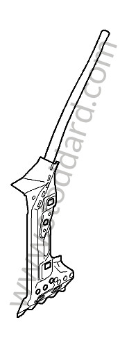 98750213601GRV - REINFORCEMENT for Porsche Boxster 987 09-12 &bull; 2009 &bull; Boxster 2.9 &bull; Cabrio &bull; Manual Gearbox, 6 Speed