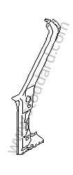 HINGE PILLAR  (98750233500GRV)