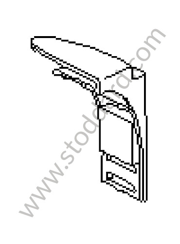 98761011700 - SUPPORT for Porsche Boxster 987 05-08 &bull; 2005 &bull; Boxster 2.7 &bull; Cabrio &bull; Manual Gearbox, 5 Speed
