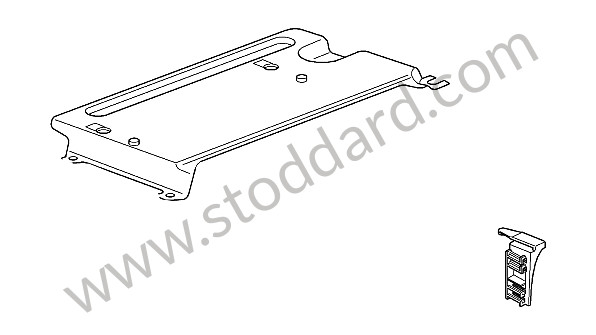 98761011700 - SUPPORT for Porsche 997 05-08 &bull; 2006 &bull; 997 C4S &bull; Coupe &bull; Automatic Gearbox