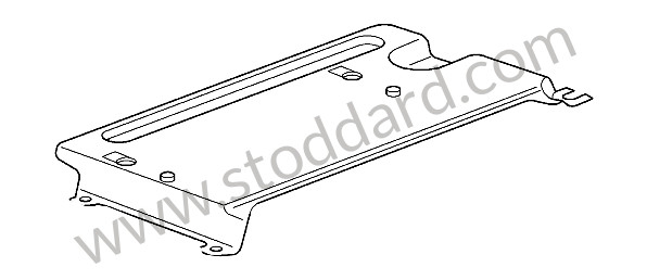 98761011700 - SUPPORT for Porsche 997 05-08 &bull; 2007 &bull; 997 C4 &bull; Targa &bull; Automatic Gearbox