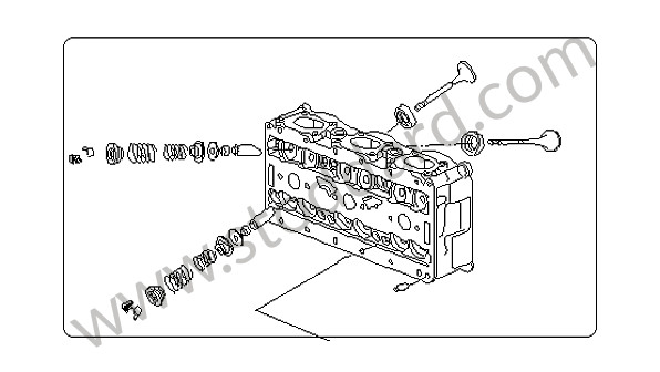 99610400296 - CYLINDER HEAD for Porsche 996 Gt3 / Gt3-1 &bull; 2004 &bull; 996 Gt3 Rs &bull; Coupe &bull; Manual Gearbox, 6 Speed
