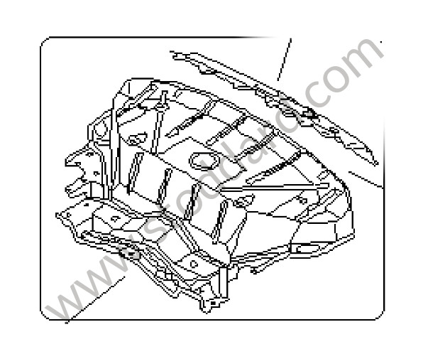 99650219191GRV - REAR WALL for Porsche 996 Gt3 / Gt3-1 &bull; 2000 &bull; 996 Gt3 &bull; Coupe &bull; Manual Gearbox, 6 Speed