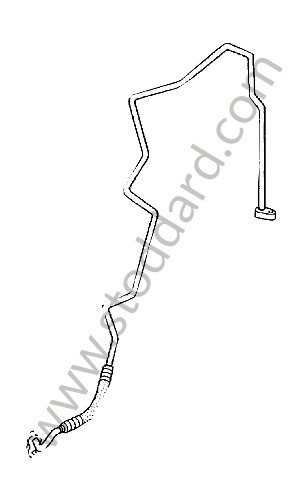 99657309406 - PRESSURE LINE for Porsche 996 &bull; 2003 &bull; 996 Carrera 2 &bull; Cabrio &bull; Automatic Gearbox