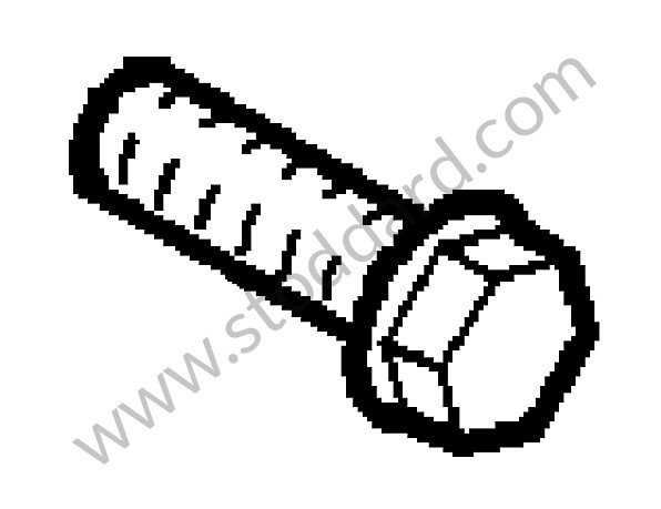 99730380800 - HEXAGON-HEAD BOLT for Porsche 997 05-08 &bull; 2005 &bull; 997 C2 &bull; Coupe &bull; Manual Gearbox, 6 Speed