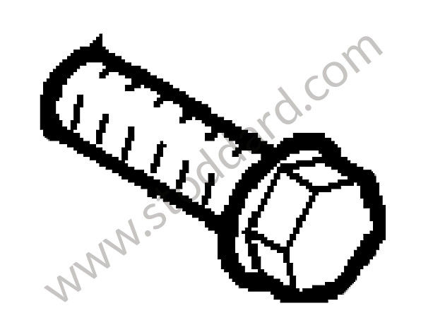 99730380800 - HEXAGON-HEAD BOLT for Porsche 997 09-12 &bull; 2011 &bull; 997 C2 Gts &bull; Coupe &bull; Manual Gearbox, 6 Speed