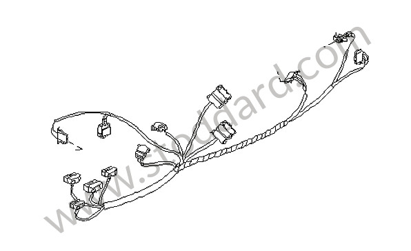 99761265504 - WIRING HARNESS for Porsche Boxster 987 05-08 &bull; 2007 &bull; Boxster 2.7 &bull; Cabrio &bull; Automatic Gearbox