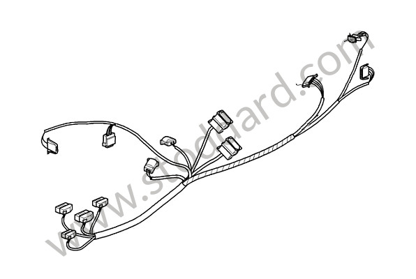 99761265504 - WIRING HARNESS for Porsche 997 05-08 &bull; 2006 &bull; 997 C4 &bull; Coupe &bull; Automatic Gearbox
