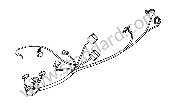 99761265504 - WIRING HARNESS for Porsche Cayman 987C 09-12 &bull; 2009 &bull; Cayman 2.9 &bull; Manual Gearbox, 6 Speed