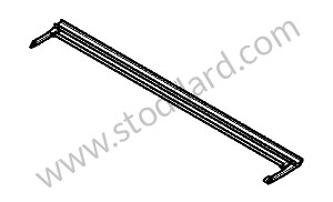 WATER DRAIN TUBE OPTION: PORSCHE LARGE ROOF SYSTEM (Option code: I3FU)