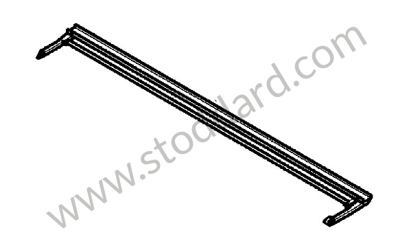 95556251900 - WATER DRAIN TUBE for Porsche Cayenne 957 07-10 &bull; 2008 &bull; Turbo E81 &bull; Automatic Gearbox