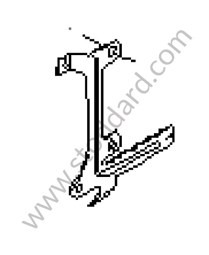95560720800 - SUPPORT for Porsche Cayenne 955 03-06 &bull; 2003 &bull; Cayenne V6 &bull; Manual Gearbox, 6 Speed