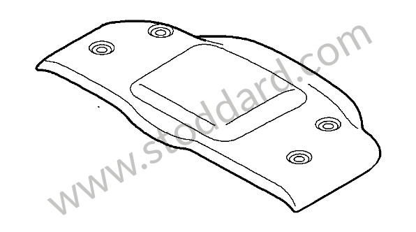 98755103903FNA - LINING for Porsche Boxster 987 09-12 &bull; 2012 &bull; Boxster 2.9 &bull; Cabrio &bull; Pdk Gearbox