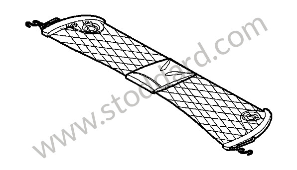 98755163300 - LUGGAGE NET for Porsche Boxster 987 09-12 &bull; 2009 &bull; Boxster 2.9 &bull; Cabrio &bull; Manual Gearbox, 6 Speed