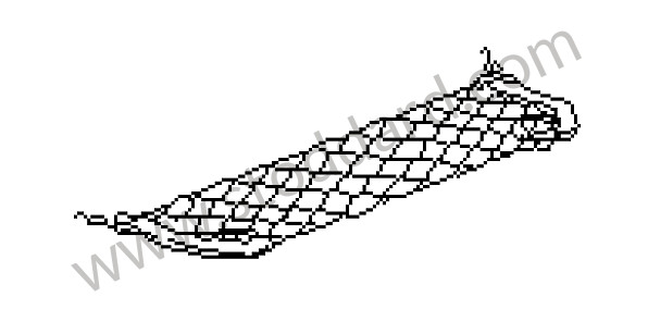 98755163300 - LUGGAGE NET for Porsche Boxster 986 97-04 &bull; 2000 &bull; Boxster 2.7 &bull; Cabrio &bull; Automatic Gearbox