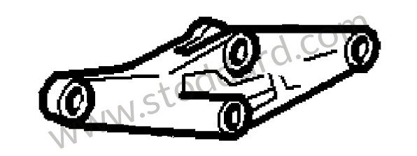 98756134500 - LEVER for Porsche Boxster 987 09-12 &bull; 2011 &bull; Boxster Spyder 3.4 &bull; Cabrio &bull; Pdk Gearbox