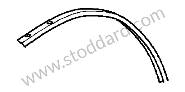 98756330900 - RETAINING STRIP for Porsche Boxster 987 09-12 &bull; 2012 &bull; Boxster 2.9 &bull; Cabrio &bull; Pdk Gearbox