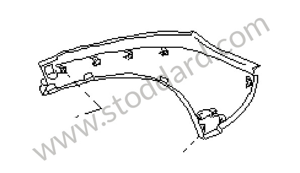 98756350300A03 - LINING for Porsche Boxster 987 05-08 &bull; 2005 &bull; Boxster 2.7 &bull; Cabrio &bull; Automatic Gearbox