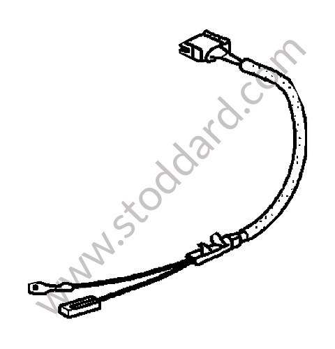 98761269600 - WIRING HARNESS for Porsche Boxster 987 09-12 &bull; 2011 &bull; Boxster Spyder 3.4 &bull; Cabrio &bull; Manual Gearbox, 6 Speed